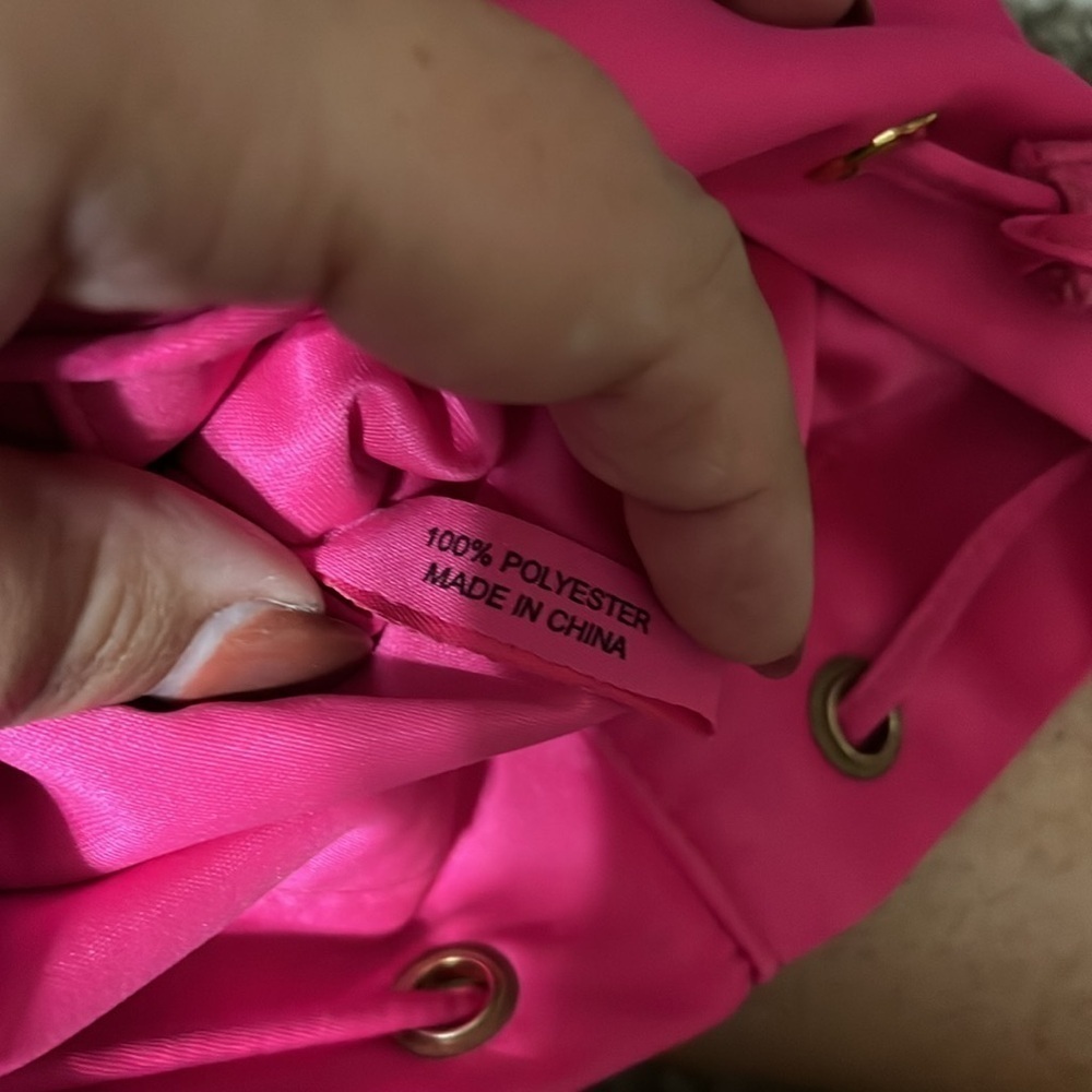 Authentic Prada Parfums Pouch Drawstring Pink - Picture 9 of 10